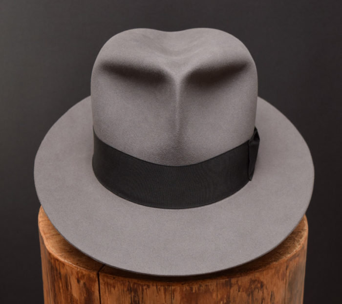 Clipper Fedora hat beaver felt 2