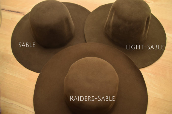 Indiana Jones Hut Farbe Filz 1