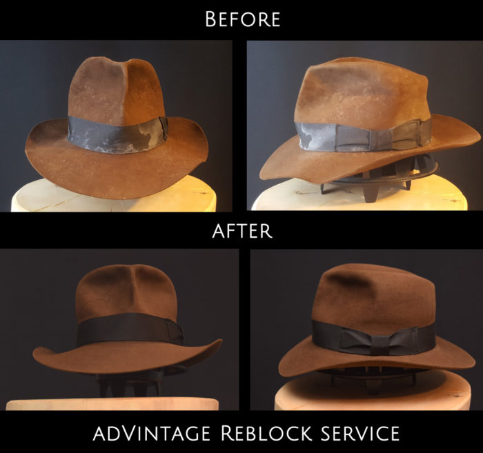 reblock neublock fedora hut reparatur renovierung 1