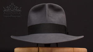 Mehr über den Artikel erfahren Clipper Fedora Hut in steel-grey