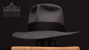 Mehr über den Artikel erfahren Clipper Fedora Hut in steel-grey