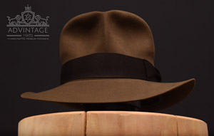 Mehr über den Artikel erfahren Kürzerer Streets of Cairo Fedora Hut in Light-Sable