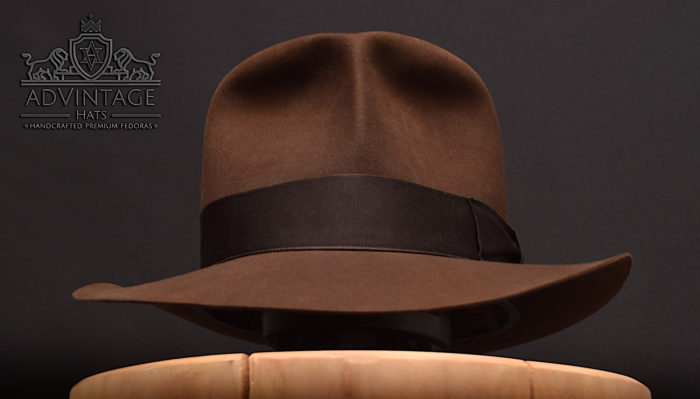 Raider Fedora Hut hat true sable with Raiders Turn