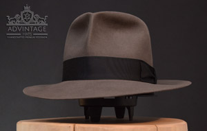 Mehr über den Artikel erfahren Clipper Fedora Hut in Smoke-Grey