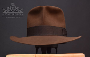 Read more about the article Raider adVintage MasterPiece Fedora hat in True-Sable