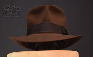 Mehr über den Artikel erfahren Hero Streets of Cairo Fedora Hut in True-Sable (neu)