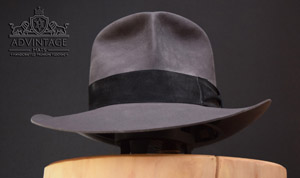 Read more about the article Grey Raider Fedora Hat with Turn
