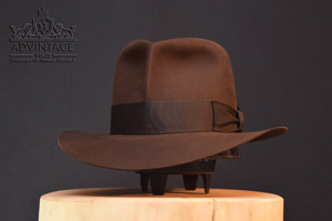Read more about the article Raider Fedora hat with shorter crown in True-Sable