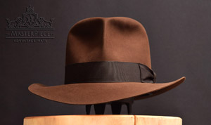 Read more about the article MasterPiece Raider Fedora Hat with Turn in True-Sable