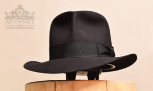 Mehr über den Artikel erfahren adVintage MasterPiece Fedora Hut Raiders style in schwarz