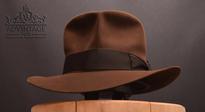 Indiana Jones fedora hat handmade advintages hats 100x 100% beaver biber