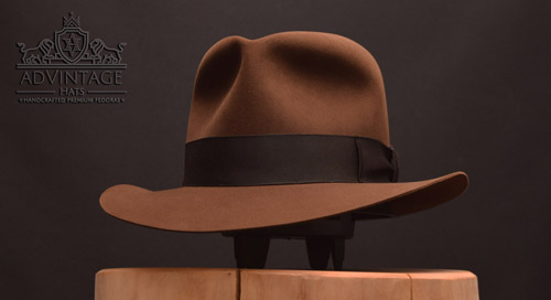 Read more about the article adVintage MasterPiece Crusader Fedora hat in Sable 22