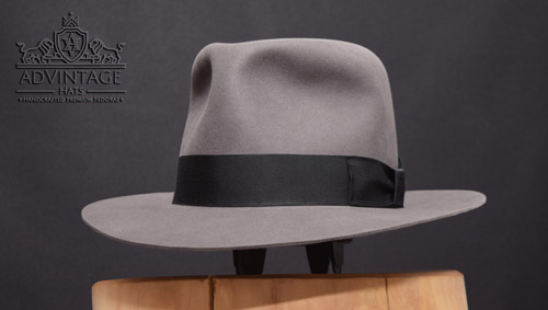 Read more about the article Temple Fedora Hat in Stone-Grey