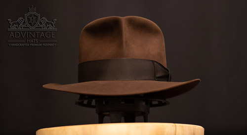Mehr über den Artikel erfahren Raider Fedora Hut mit Turn in True-Sable