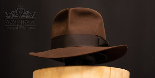 Mehr über den Artikel erfahren Raider Fedora Hut ohne Turn in True-Sable