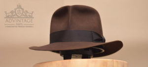 Mehr über den Artikel erfahren Raider Fedora Hut mit Raiders-Turn in True-Sable