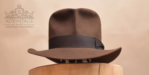 Mehr über den Artikel erfahren Legend Raider Fedora Hut mit Raiders-Turn in True-Sable