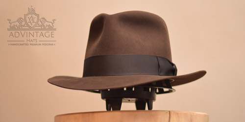 Mehr über den Artikel erfahren Temple Fedora Hut in True-Sable