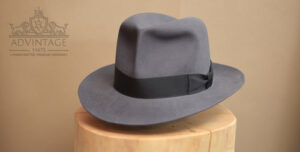Mehr über den Artikel erfahren Clipper Fedora Hut in Steel-Grey