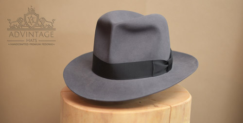Mehr über den Artikel erfahren Clipper Fedora Hut in Steel-Grey
