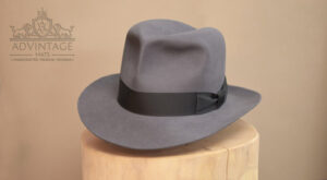 Mehr über den Artikel erfahren Clipper Fedora Hut in Steel-Grey