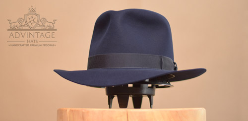 Read more about the article Custom Temple Fedora Hat in Dark-Royal