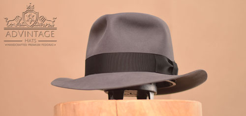 Mehr über den Artikel erfahren Crusader Fedora Hut in Steel-Grey
