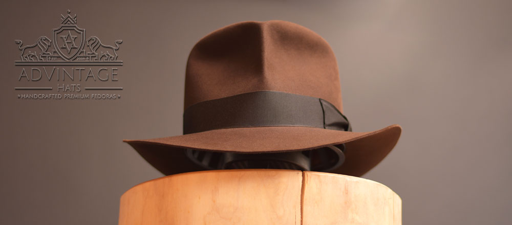 Mehr über den Artikel erfahren Raider Fedora Hut mit Turn in True-Sable