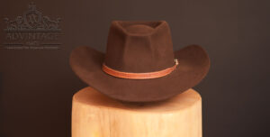 Mehr über den Artikel erfahren The Coffin – Western Signature Cowboy Hut aus 100% Biberfilz / 100x