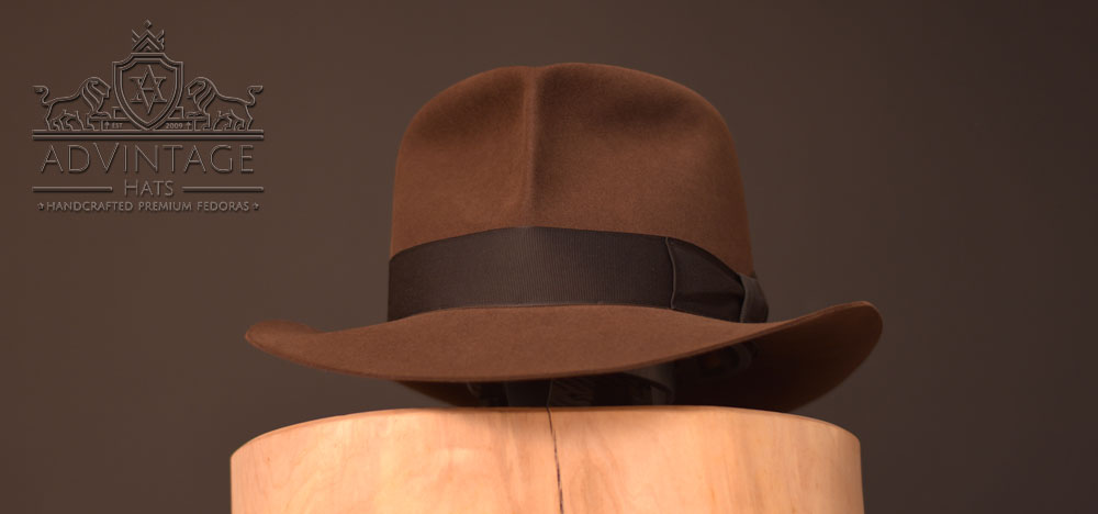 Mehr über den Artikel erfahren Legend Raider Fedora Hut mit Turn in Sable 26