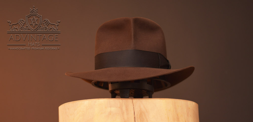 Mehr über den Artikel erfahren Legend Raider Fedora Hut mit Raiders-Turn in True-Sable